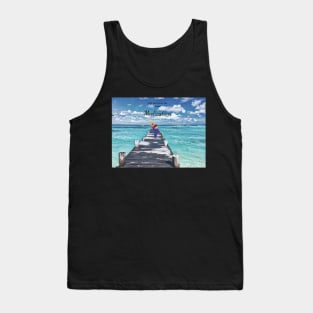 Yoga meditation pier Tank Top